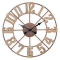 Orologio da parete elegante in mdf e metallo ø 63,5 cm
