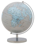 Mappamondo Argento Elegante Ø 25x34 cm