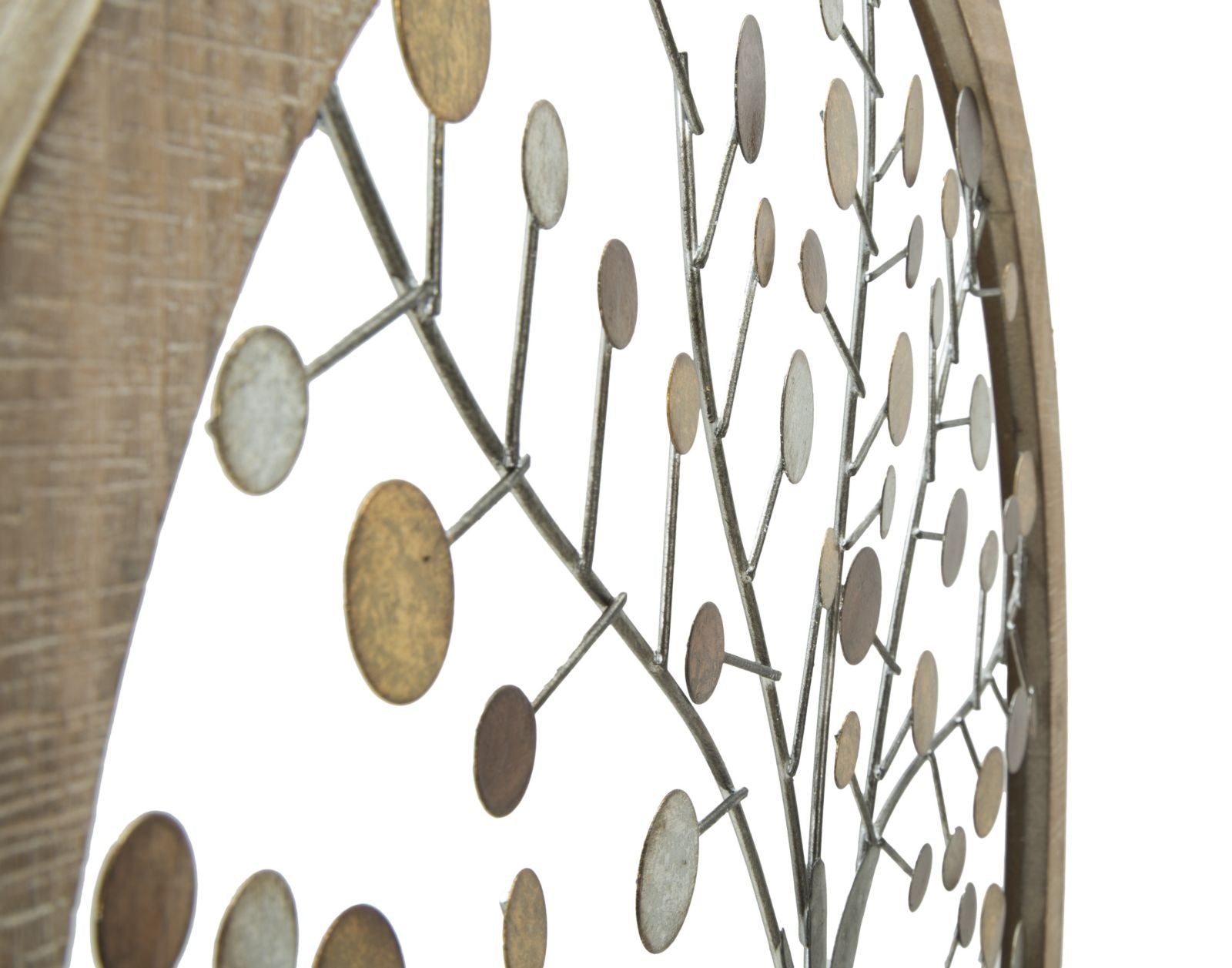 Pannello Decorativo Albero della Vita con Specchio Ø 61 cm