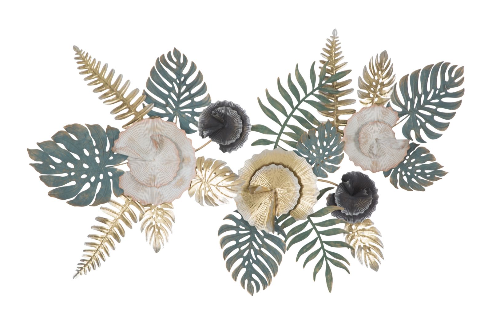 Pannello Decorativo in Metallo Amaz 115x6x70 cm