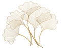 Pannello Decorativo in Ferro Foglia Glam 79x5x68 cm
