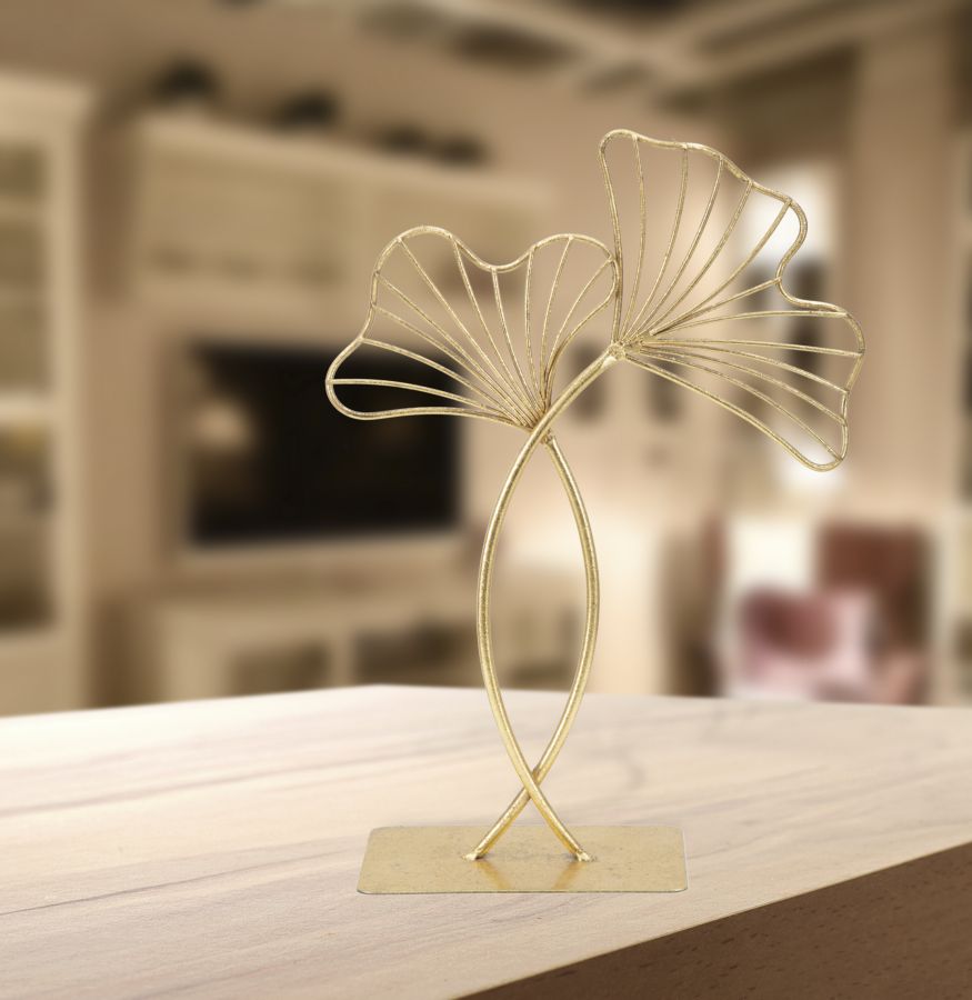 Scultura Foglia Glam 25x8,5x35 cm