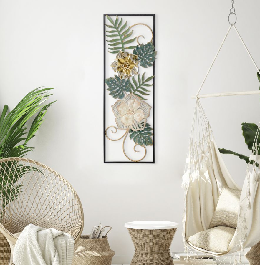 Pannello Decorativo in Ferro Campur - 31x4x90 cm