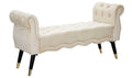 Panchetta Elegante Paris in Crema e Oro cm 120x40x60