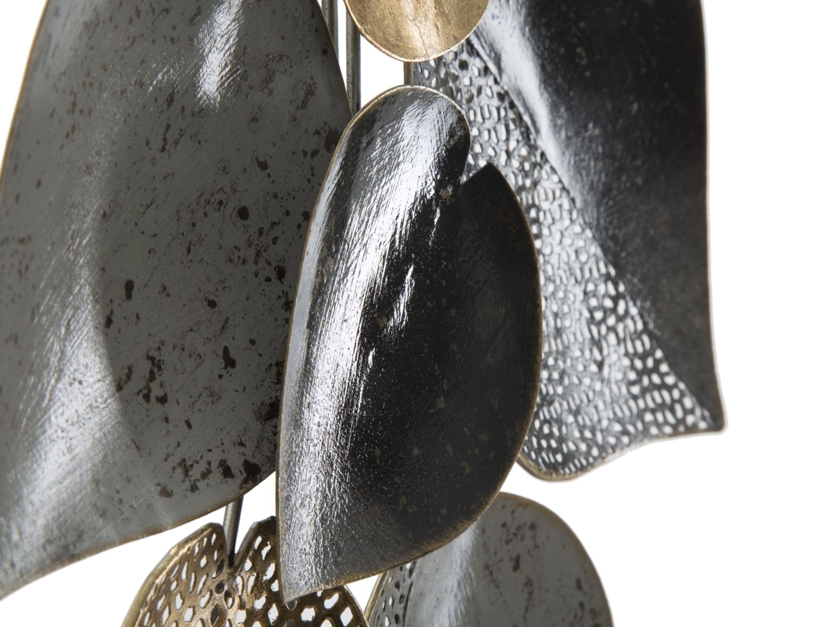 Pannello in Metallo Foglia Mezza - cm 62,5x5,5x40
