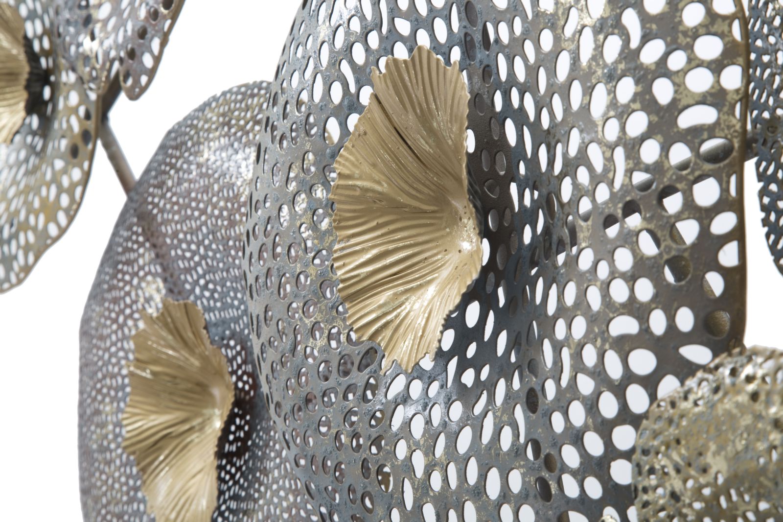 Pannello Decorativo in Metallo "Holes" 119x7x59,5 cm