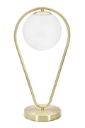 Lampada da tavolo elegante Glamy Drop 25x18x50 cm