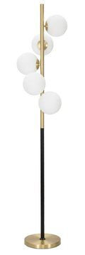Lampada da Terra Glamour Nero Ø 30x160 cm