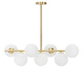 Lampadario Glamy 7 luci elegante 81x30x74 cm
