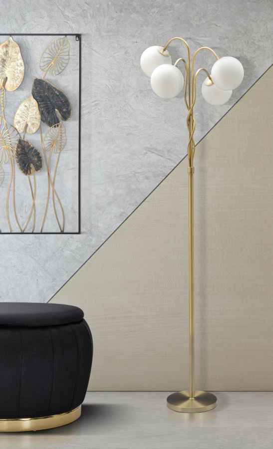 Piantana Glamour a 4 luci 54x176 cm