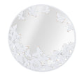 Specchio rotondo Farfalla Bianca cm 62,5x2,3