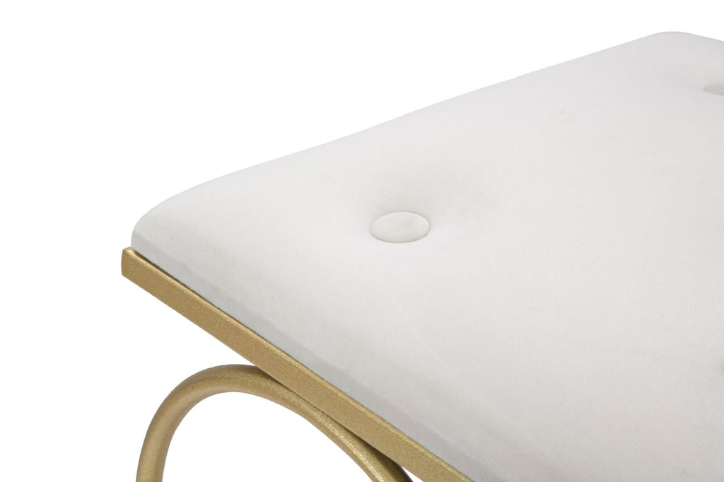 Sgabello Heart Eleganza Crema 50x37,5x51,5 cm