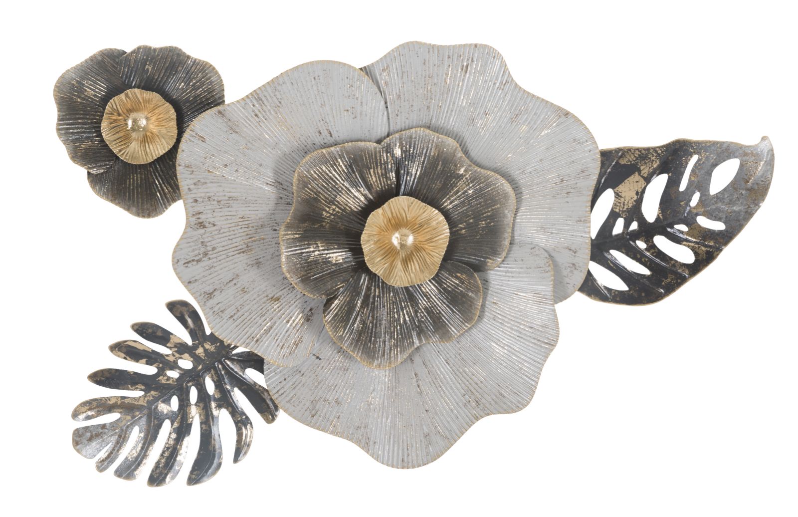 Pannello Decorativo in Ferro Edy - Dimensioni 74,9x7x47,6 cm