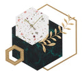 Orologio da muro esagonale dal design elegante 62x4,5x62 cm