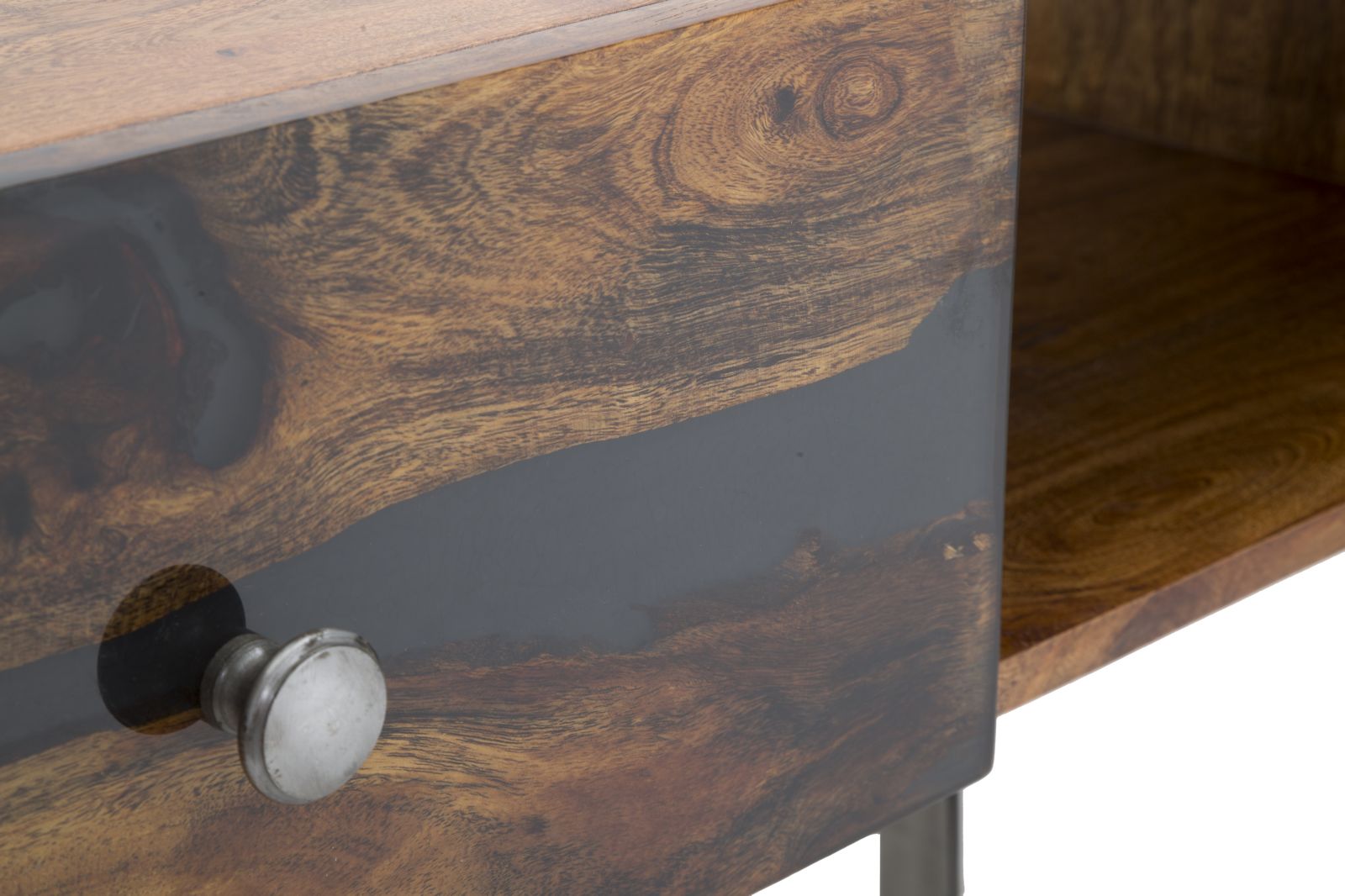 Console Mustang in Legno Massello di Acacia Nilotica 130x40x80