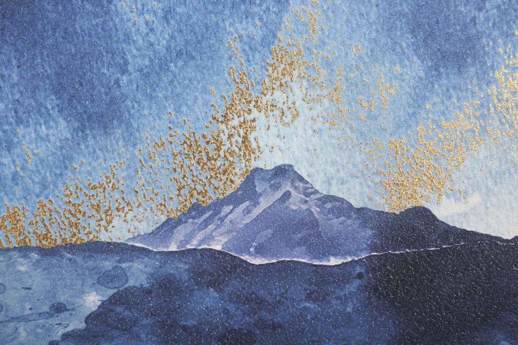 Stampa su tela "Albero di Montagna" cm 80x3x120