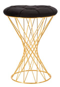 Pouf Torre Elegante Nero Ø 41x50