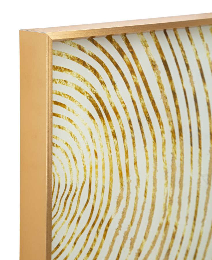 Pannello Decorativo in Vetro con Cornice Woody 60x3,5x90