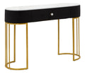 Console Montpellier Elegante Nera 100x43x74 cm