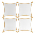 Specchio geometrico da parete Jalo 68x3,5 cm