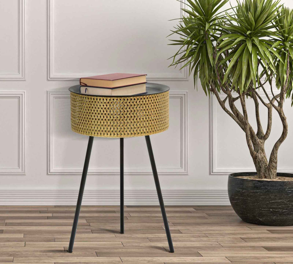 Tavolino rotondo elegante Glovy cm ø 40x65