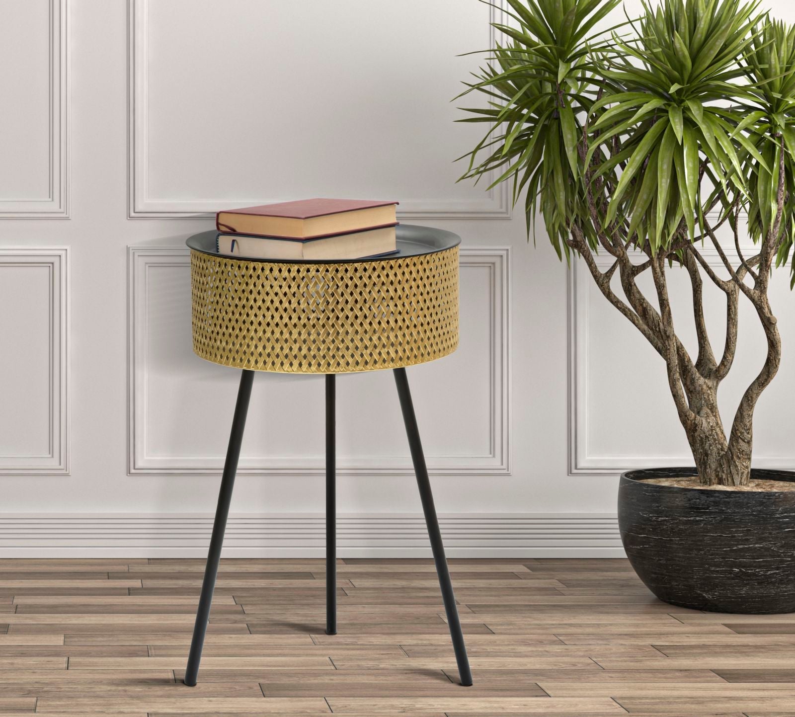 Tavolino rotondo elegante Glovy cm ø 40x65