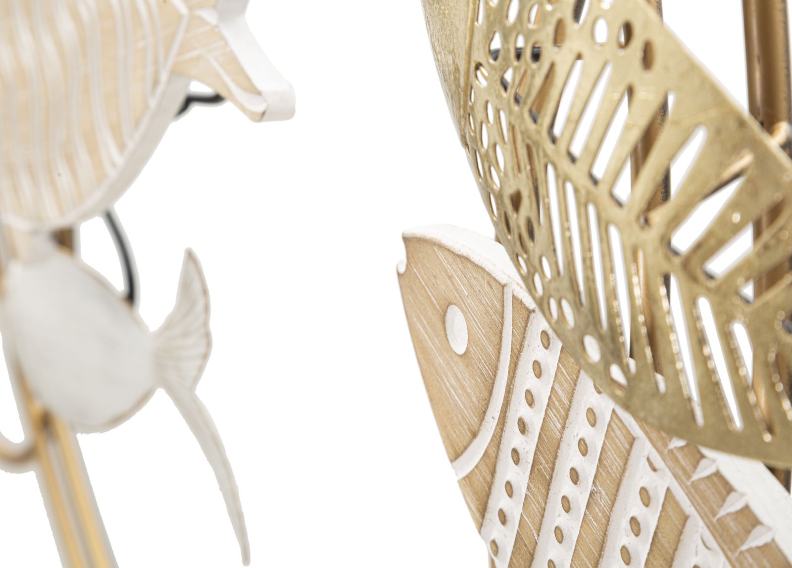 Pannello Decorativo in Ferro Fishy Move cm 142,9x5x61,6