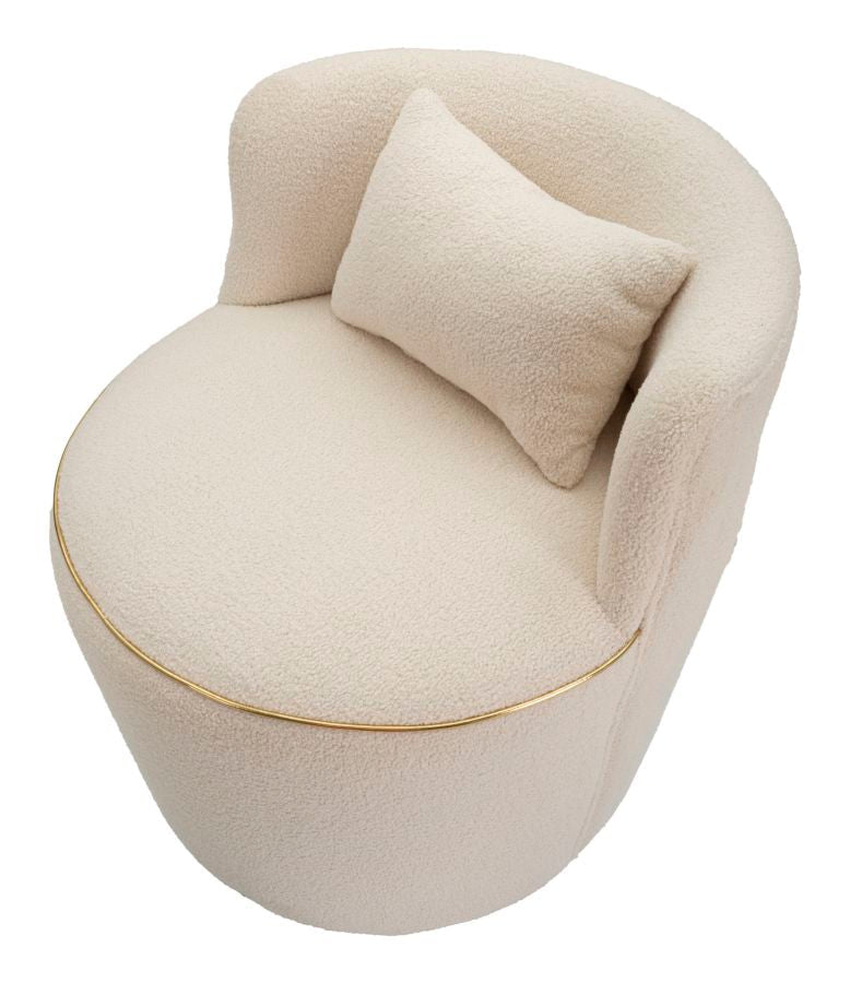 Poltroncina Iceland Elegante e Confortevole 63x68x69 cm