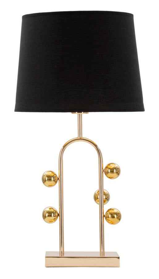 Lampada da tavolo Bubble in Metallo Dorato cm ø 32,5x61