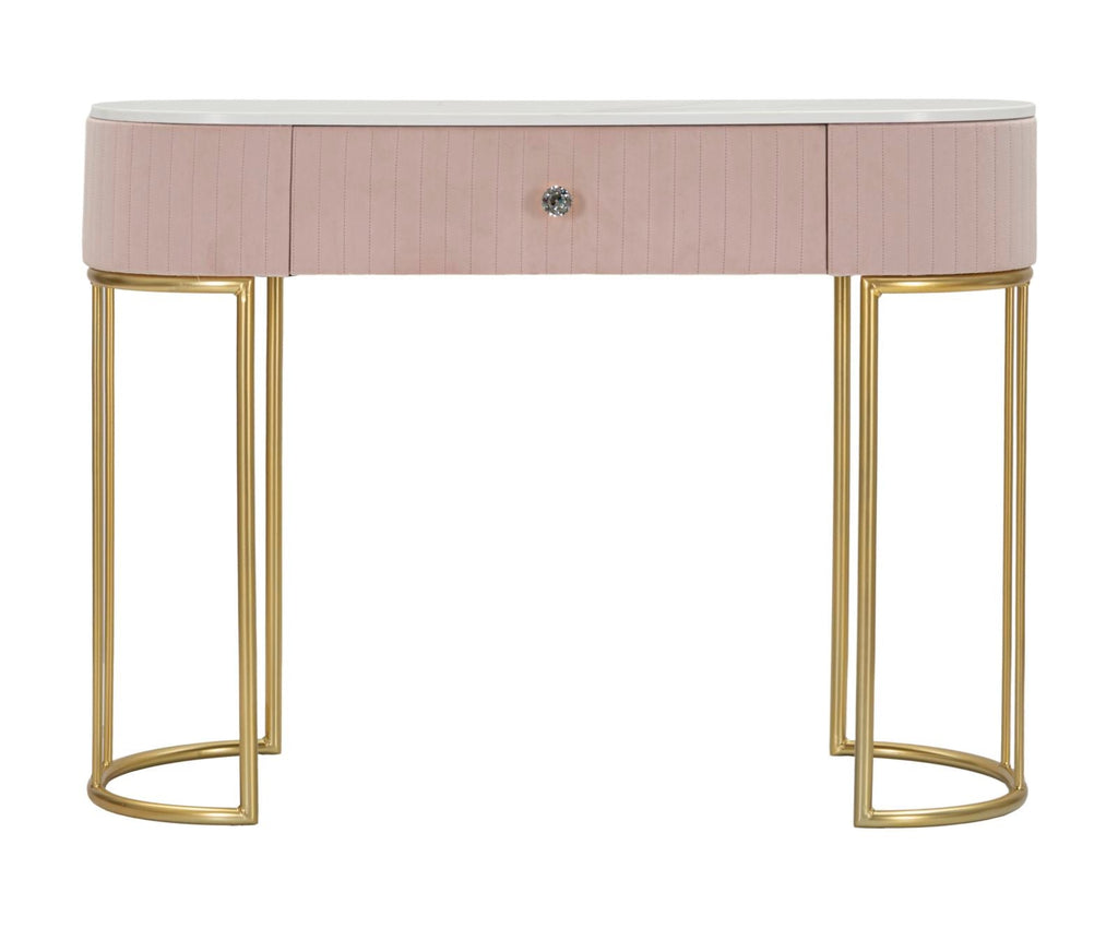 Console Elegante Montpellier Rosa 100x40x75 cm