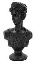 Scultura Donna Romana Nera 22x16x41 cm