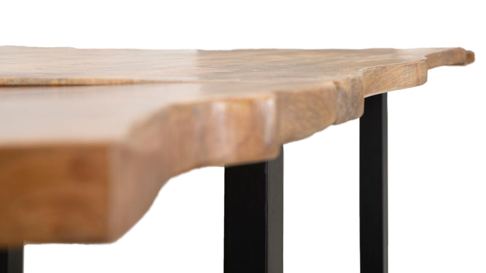 Tavolo da Pranzo Estensibile Edge in Legno di Mango 180x90x77 cm