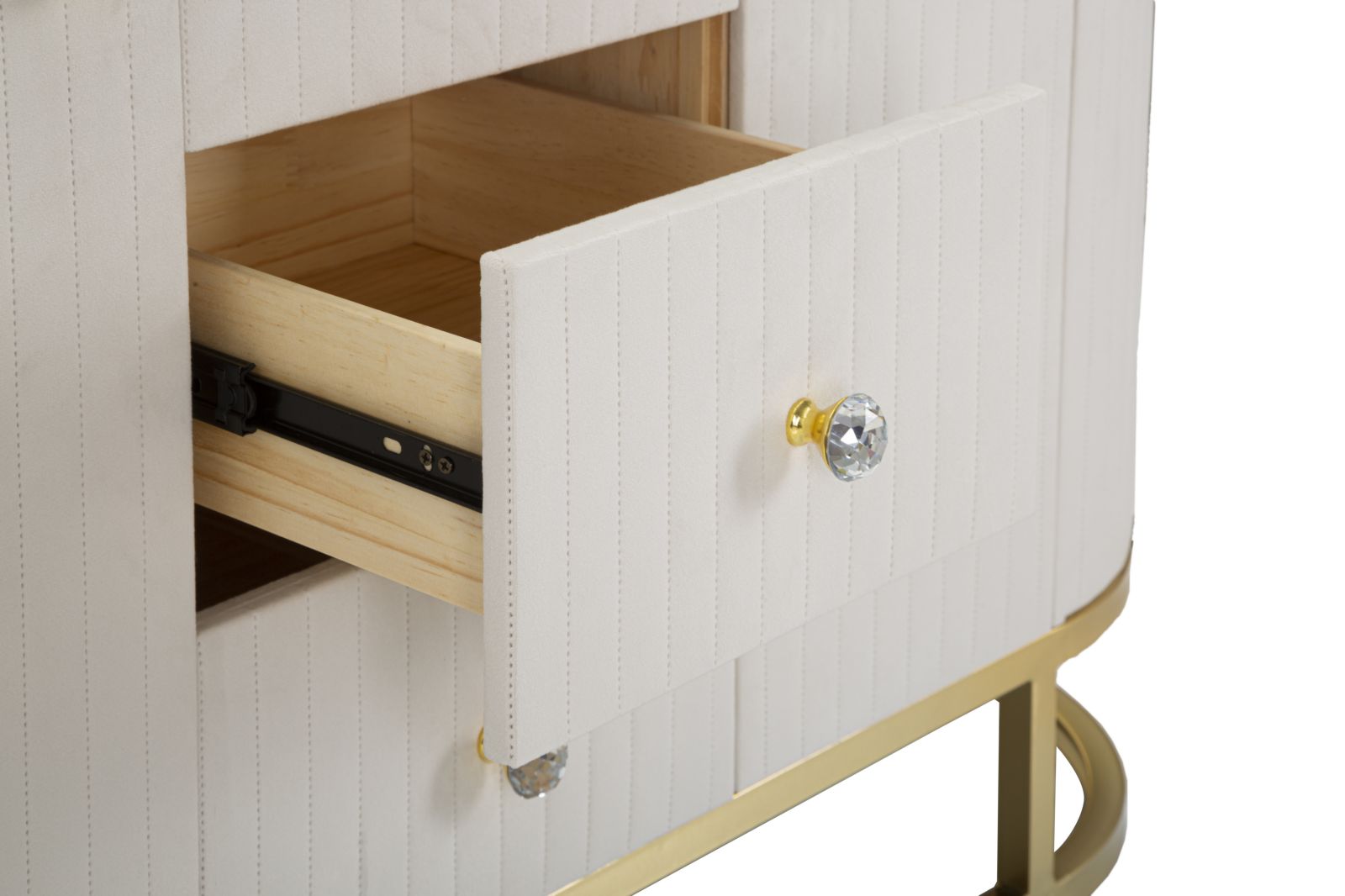 Mobile Crema Montpellier 120x40x85 cm con Design Elegante e Funzionalità Superiore