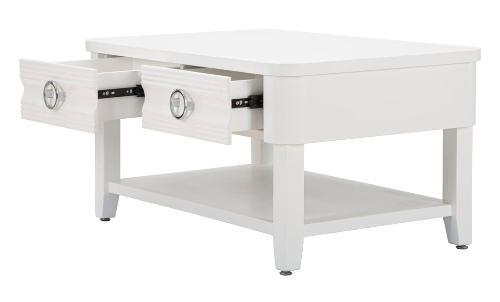 Tavolo rettangolare da caffè 90x60 cm con cassetti
