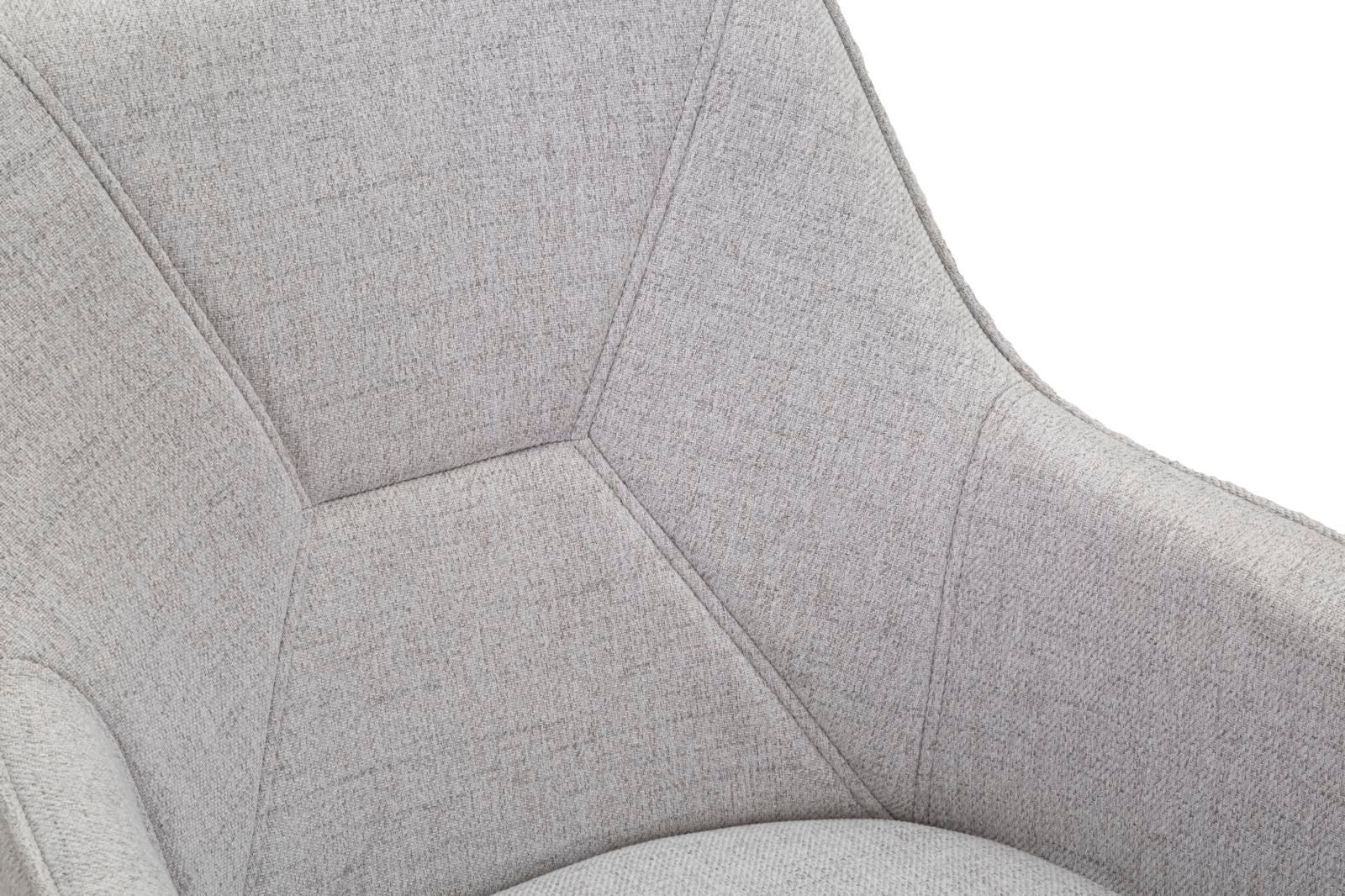 Set di Sedie Eleganti Vicenza Grigie 2 Pz 58x63x85,5 cm
