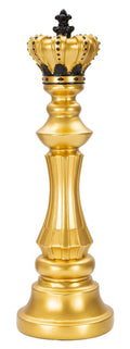 Re degli Scacchi in Oro e Nero Ø 13x40,5 cm
