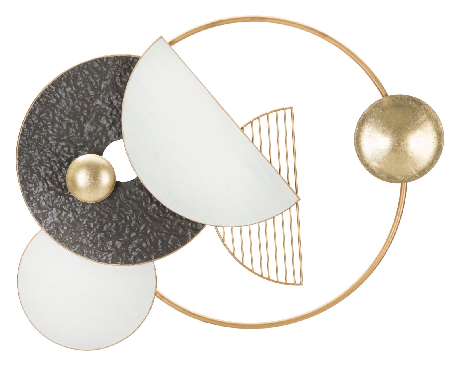 Pannello Decorativo in Ferro Boly - Design Moderno 70,5x5,7x59,1 cm