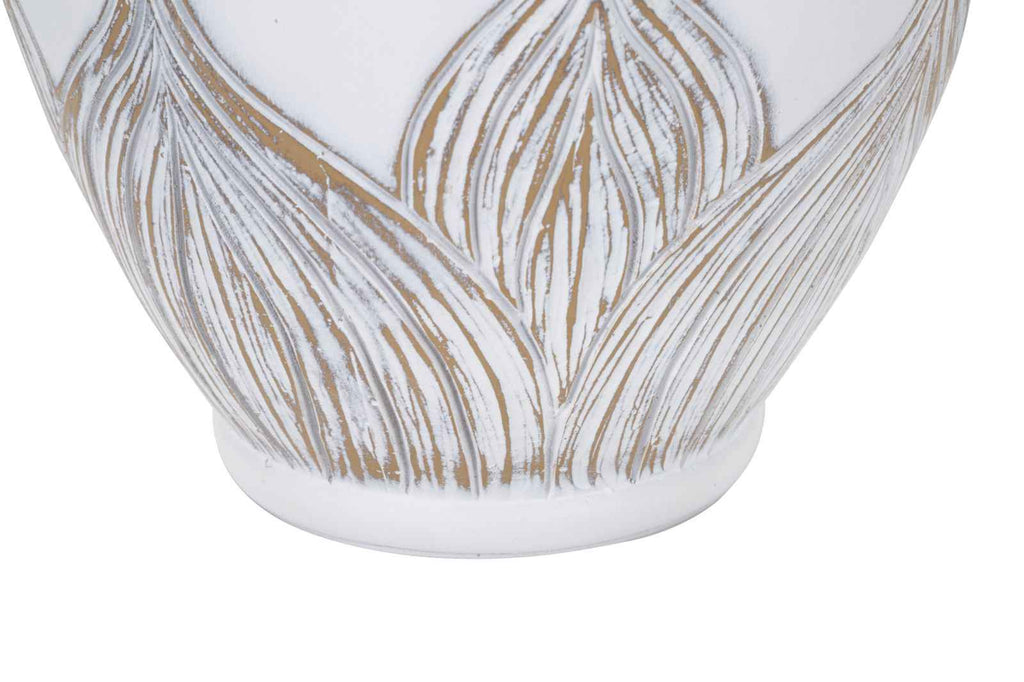 Lampada da Tavolo Atene in Resina Ovale - Design Elegante Ø38x67 cm