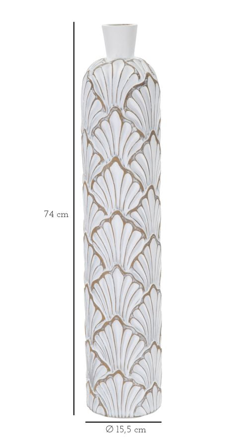 Vaso Panama in Resina Elegante - Altezza 74 cm, Diametro 15,5 cm