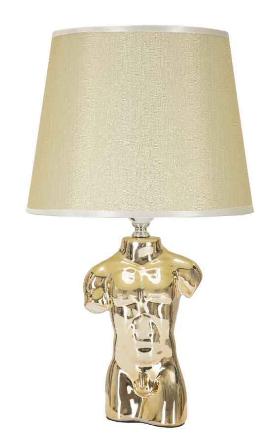 Lampada da Comodino Elegante Uomo cm 25x42,5