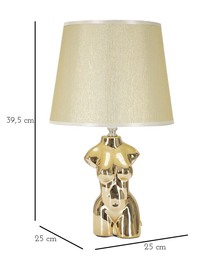 Lampada da Comodino Eleganza Femminile cm ø 25x39,5