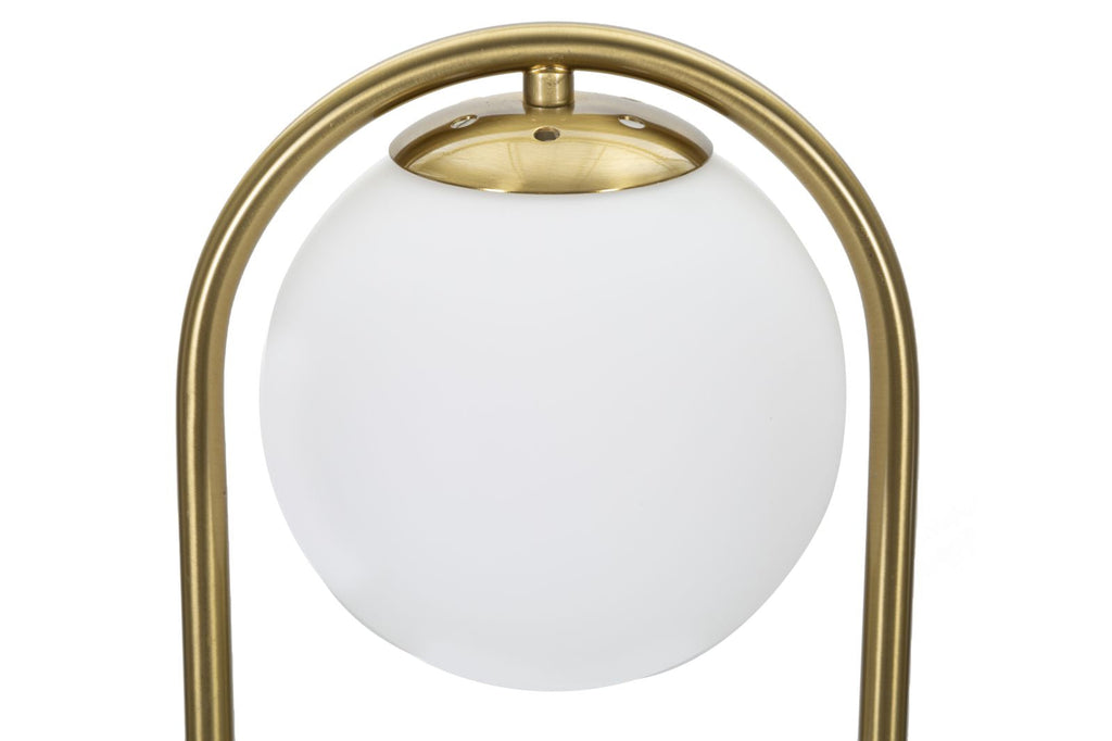 Lampada da Tavolo Elegante Glamy Arc - cm ø 21x47