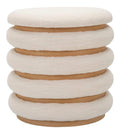Pouf Elegante Damasco Ø 40x42