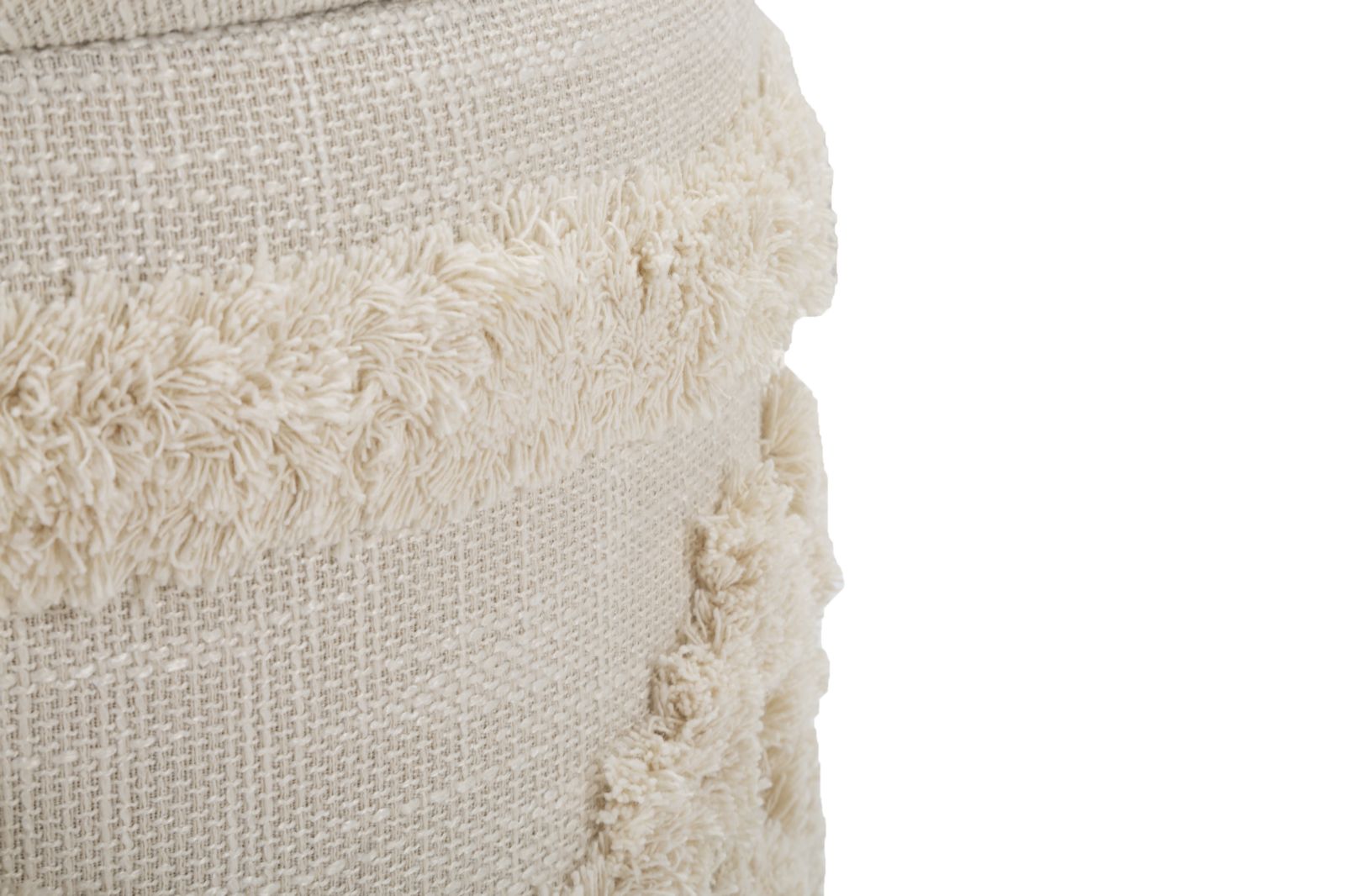 Pouf Damasco Rotondo con Contenitore Ø 35x40 cm