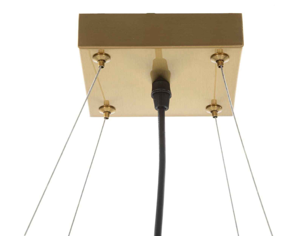 Lampadario Giapponese Quadrato 45x45x20 cm