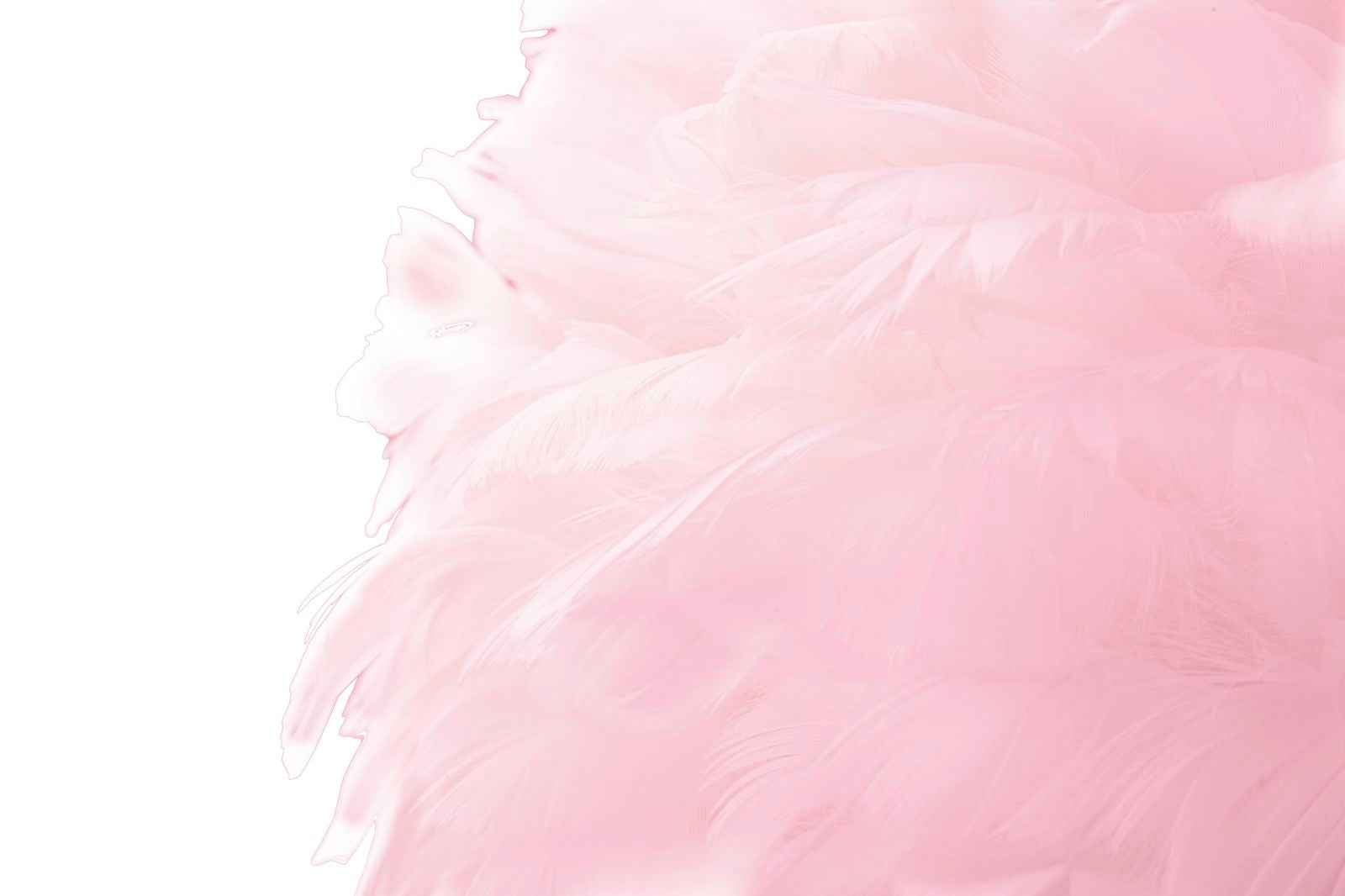Lampada da terra snella in rosa cm ø 50x165