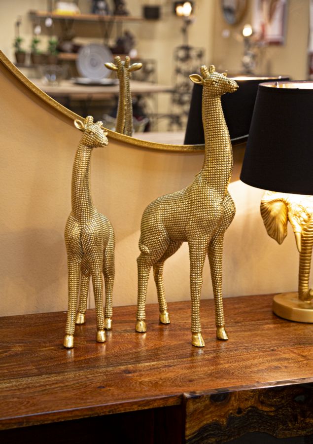 Giraffa Elegante in Oro 20x9,8x49