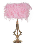 Lampada da Tavolo Tarty Rosa Design Geometrico Ø 25x54 cm