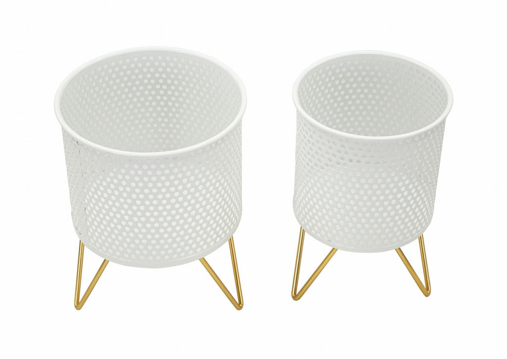 Coppia di Portavasi Gaspy Eleganti cm ø 16x20-13x20