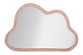 Specchio nuvola in velluto rosa cm 90x4x60